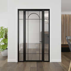 Arch Single Door with Sidelights