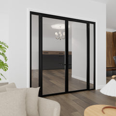 Bare Double Door with Sidelights