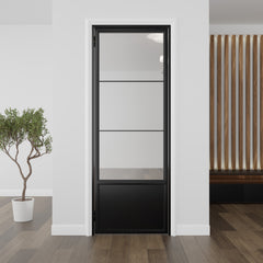 Kickplate Three Light Single Door