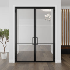 Three Light Double Door