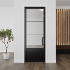 Kickplate Three Light Single Door