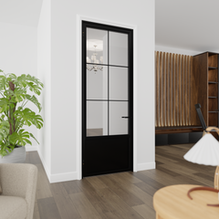 Kickplate Six Light Single Door