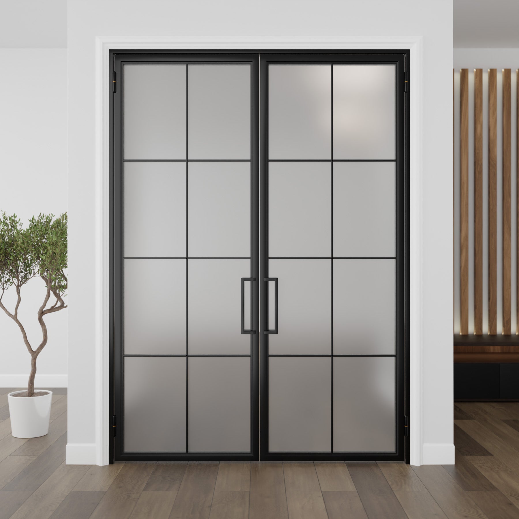 Eight Light Double Door
