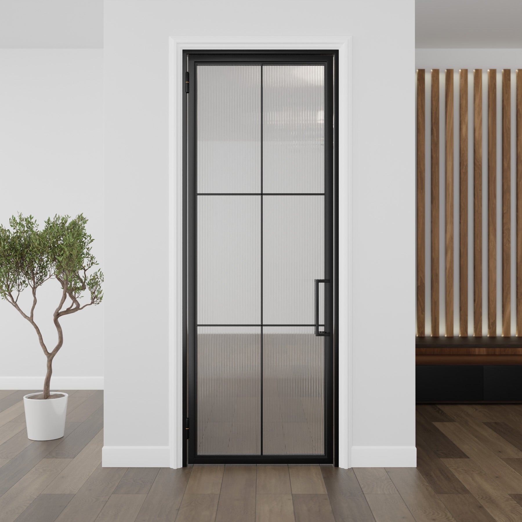 Six Light Single Door